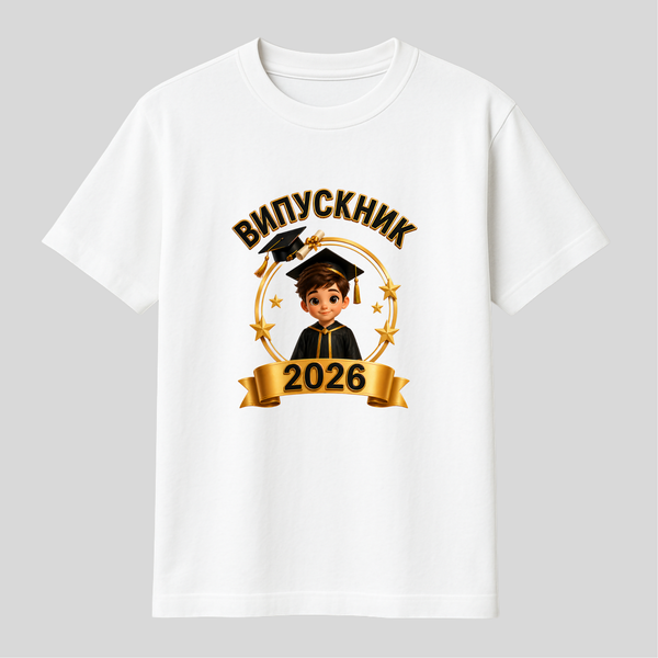 Футболка для Випускника 2026 6060 фото Футболка для Випускника 2026 6060 фото